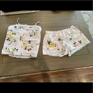 Old Navy pajama tank and short set